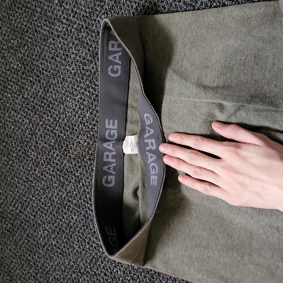 Slim Navy Green Leggings from Garage - Picture 2 of 3